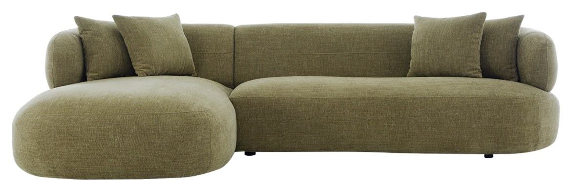 Greenwich Modular with Left Chaise, Sage Chenille