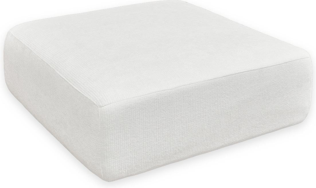 Freya Ottoman Stool in White
