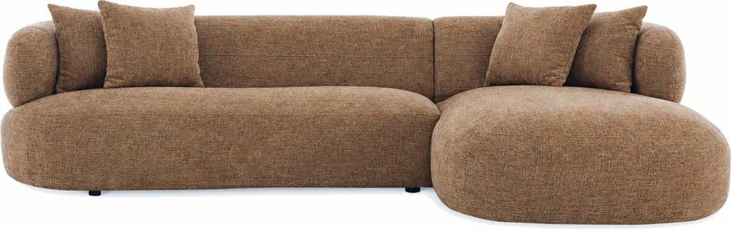 Greenwich Modular with Right Chaise, Chestnut