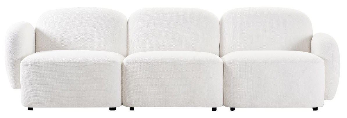 Ramona Modular 3 Seater, White