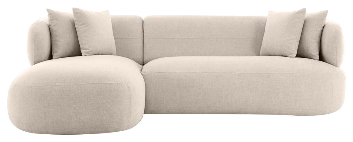 Greenwich Modular with Left Chaise, Natural Chenille